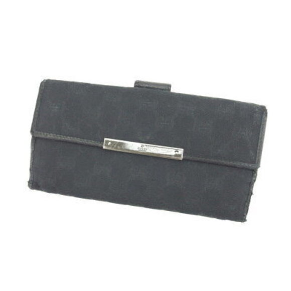 Gucci long Wallet GG canvas black - Picture 1 of 6